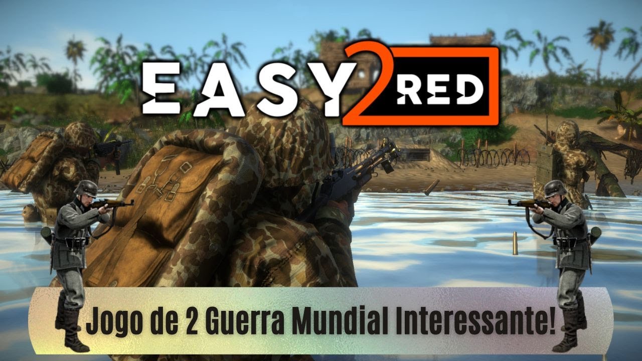 Jogo de 2 Guerra Mundial Interessante! Easy Red 2