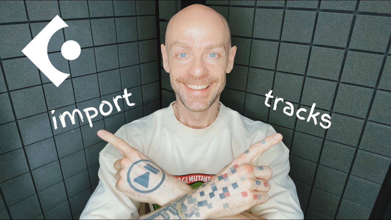 перенос трэков из оного проекта cubase  в другой (import tracks)