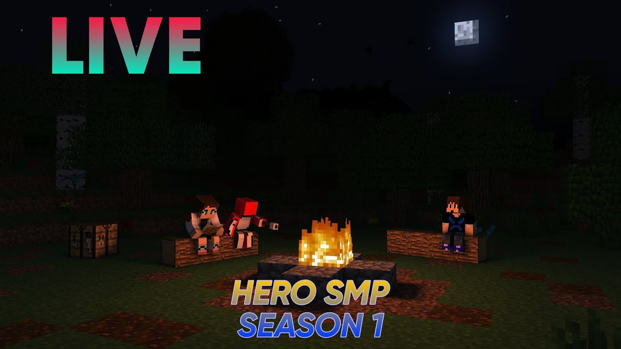 Minecraft HERO SMP Live Stream #2. (2 player) play  Premiere 