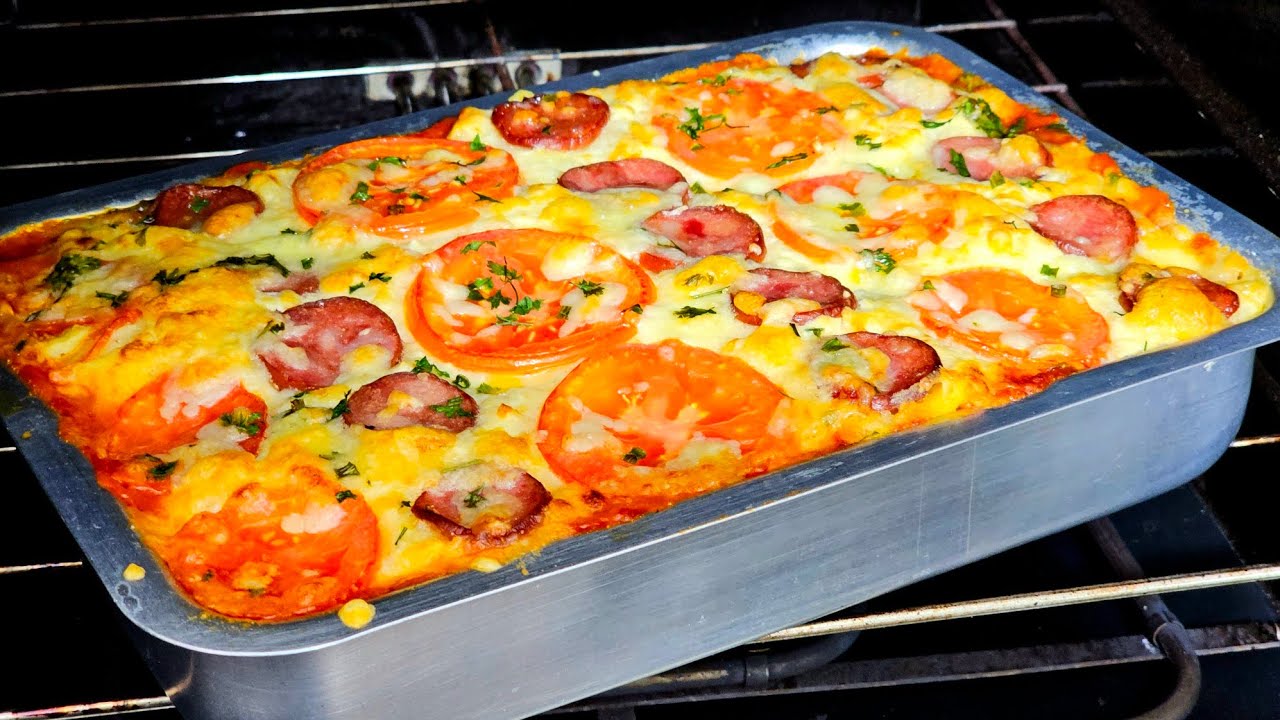 LANCHÃO DE FORNO FÁCIL NÃO PRECISA DE LIQUIDIFICADOR UMA DELÍCIA