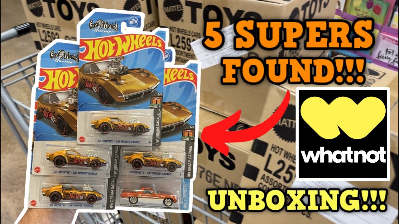 5 SUPER TREASURE HUNTS FOUND!!! HUGE WHATNOT UNBOXING!!!