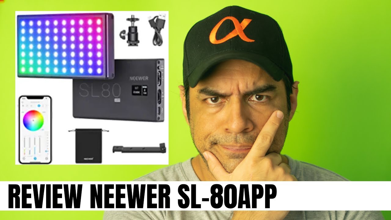 Unboxing y Review de la Luz Led RGB SL-80APP de Neewer.