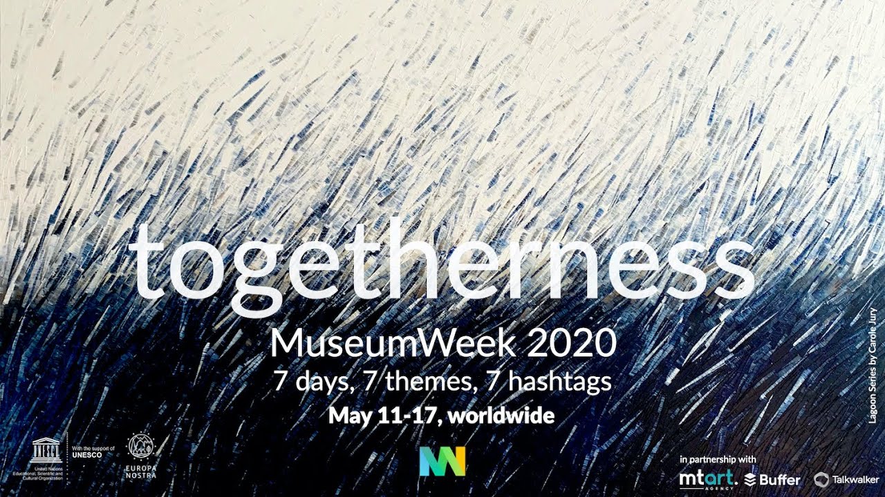 MuseumWeek 2020's hashtags