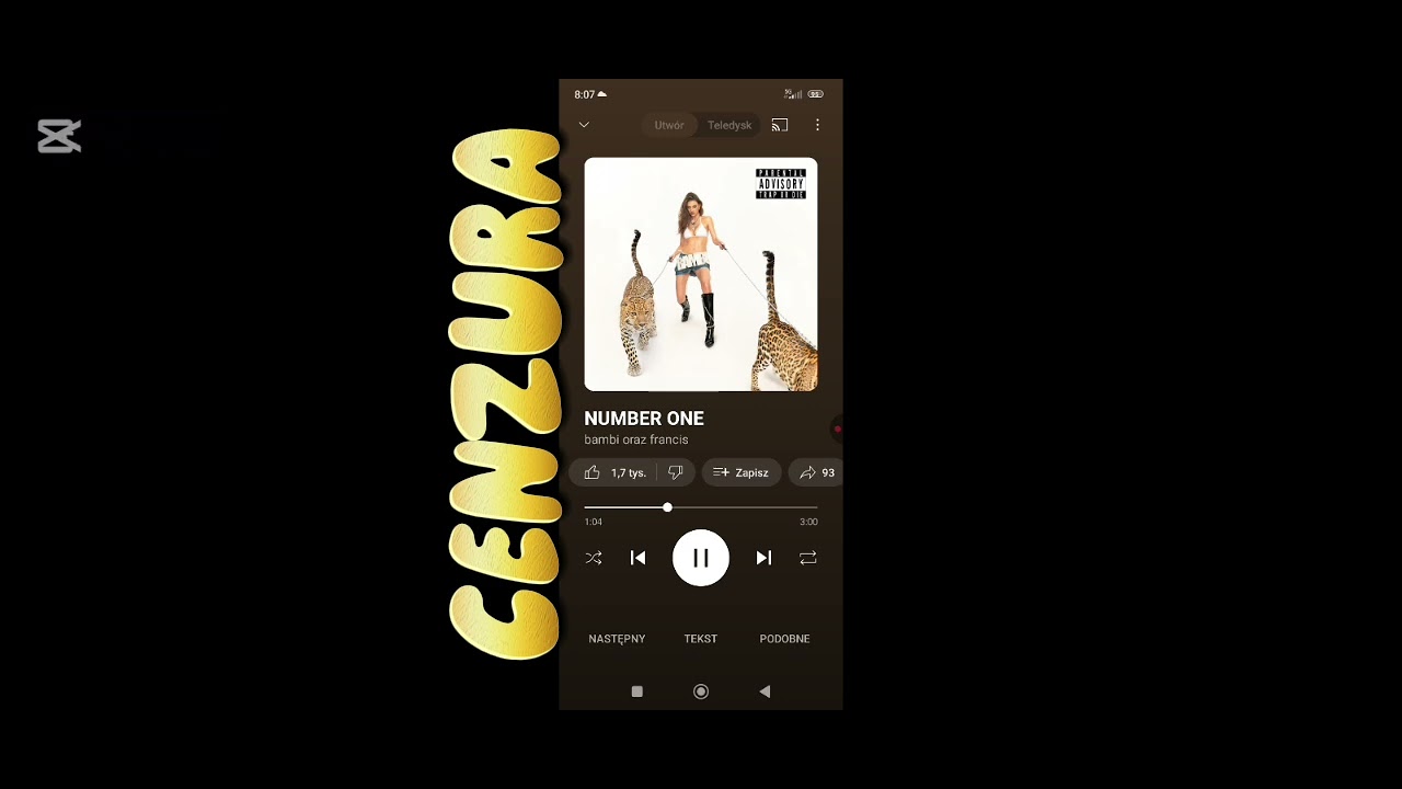 bambi - NUMBER ONE (Bez przekleństw) CENZURA