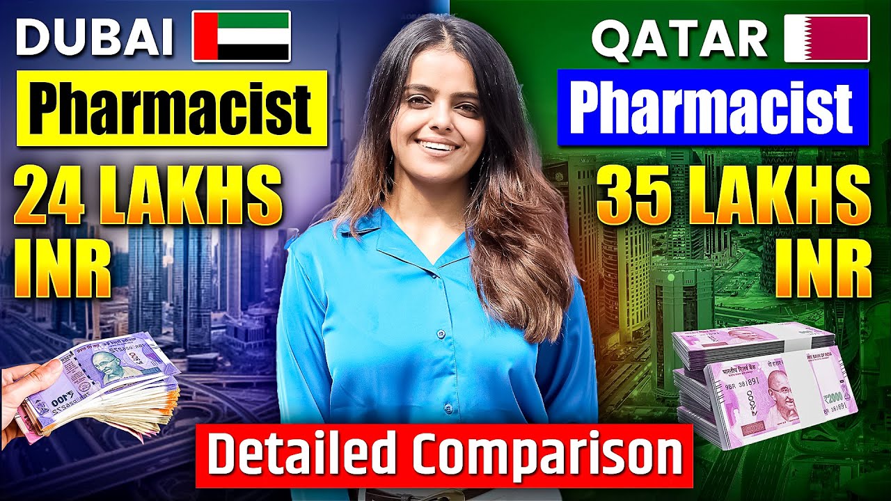 DHA Vs QCHP Exam | Dubai Vs Qatar Pharmacist Salary | Pharmacist Job Opportunities in Gulf Countries