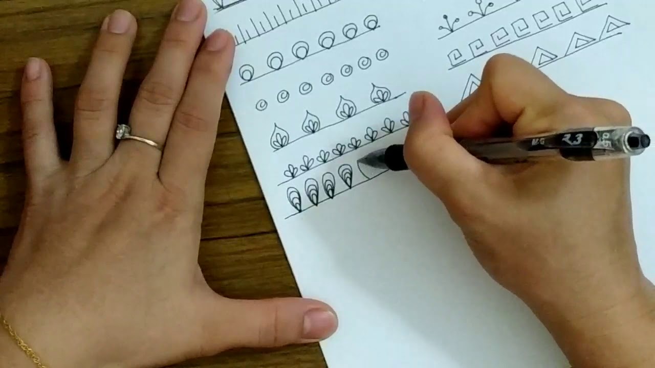 曼陀罗绘画基本mandala art basic
