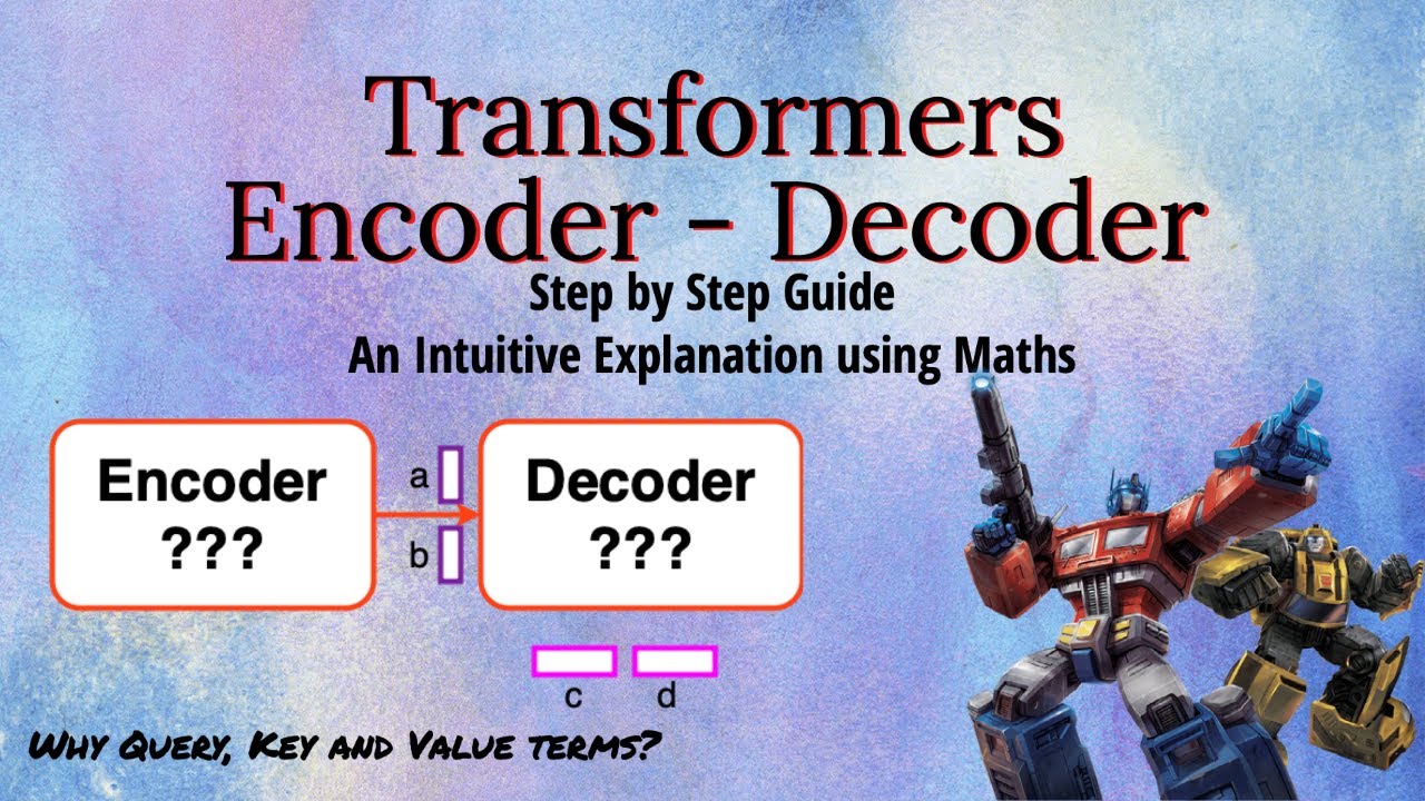 Guide to TRANSFORMERS ENCODER-DECODER Neural Network : A Step by Step Intuitive Explanation