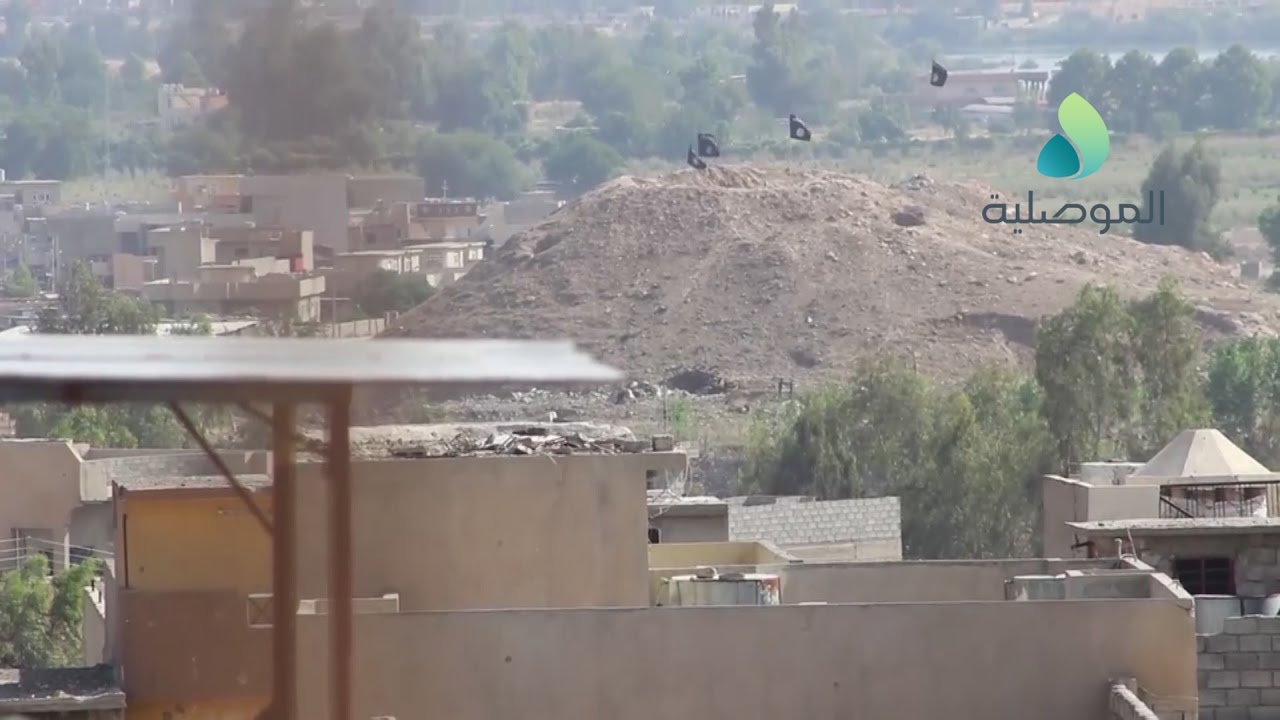 الموصلية ترافق مكافحة الارهاب خلال استكمال تحرير حي الرفاعي وترصد رايات وعناصر داعش عند تل الشياطين