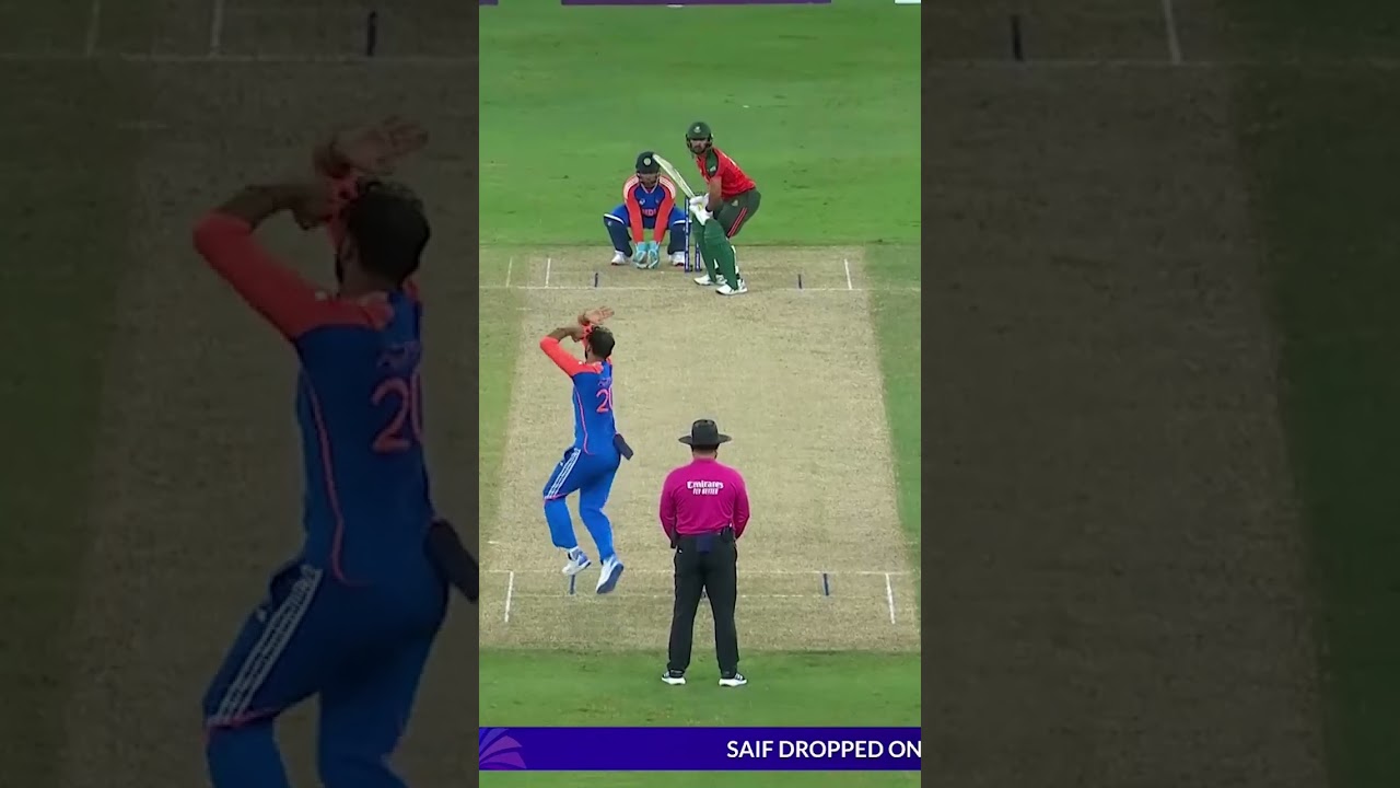 Saif Hassan Scores a Stylish 69 Runs 🔥 #INDvBAN #AsiaCup #SportsCentralByDRM #Shorts ZF1K