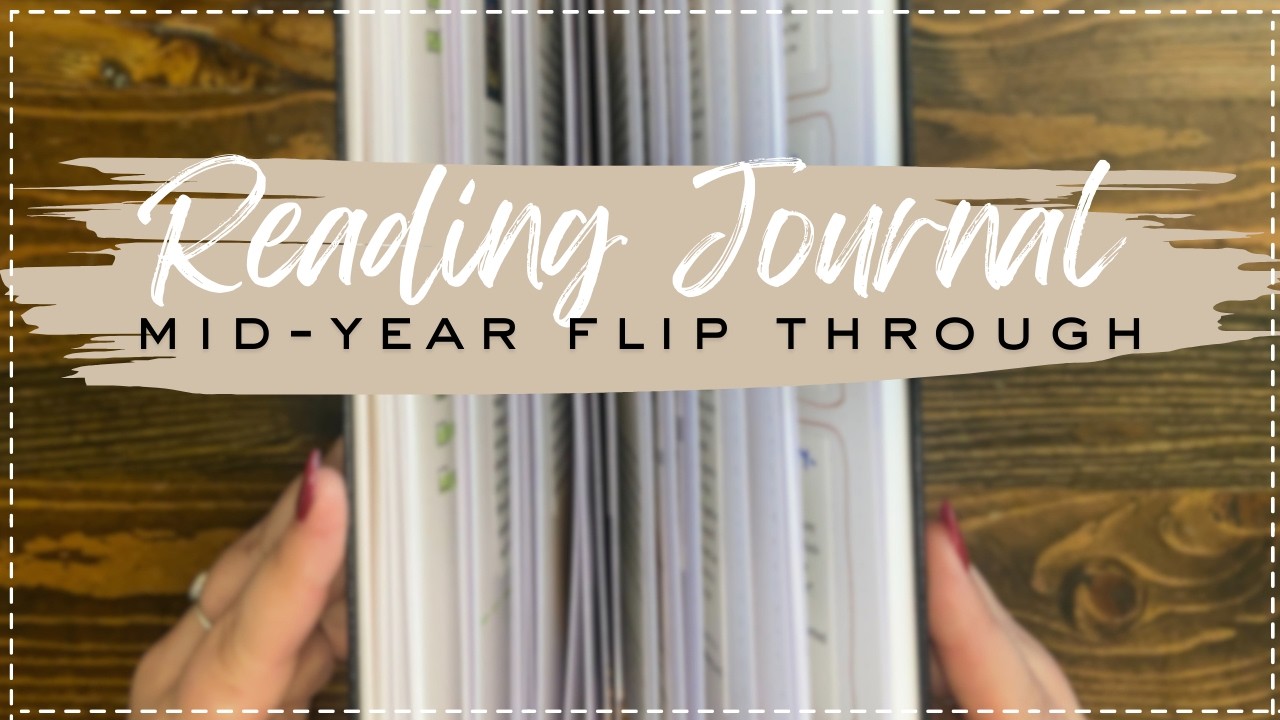 mid-year reading journal flip-through