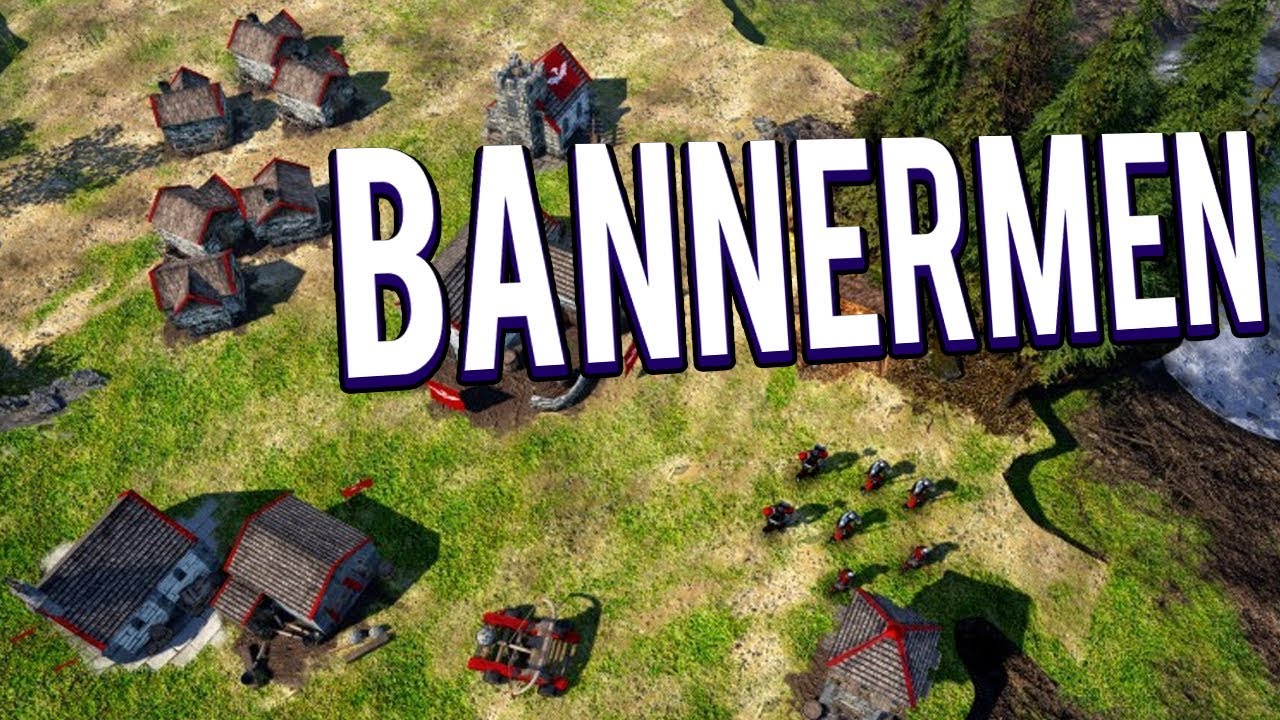 NEW MEDIEVAL Real Time Strategy Game! BANNERMEN GAMEPLAY LETS PLAY