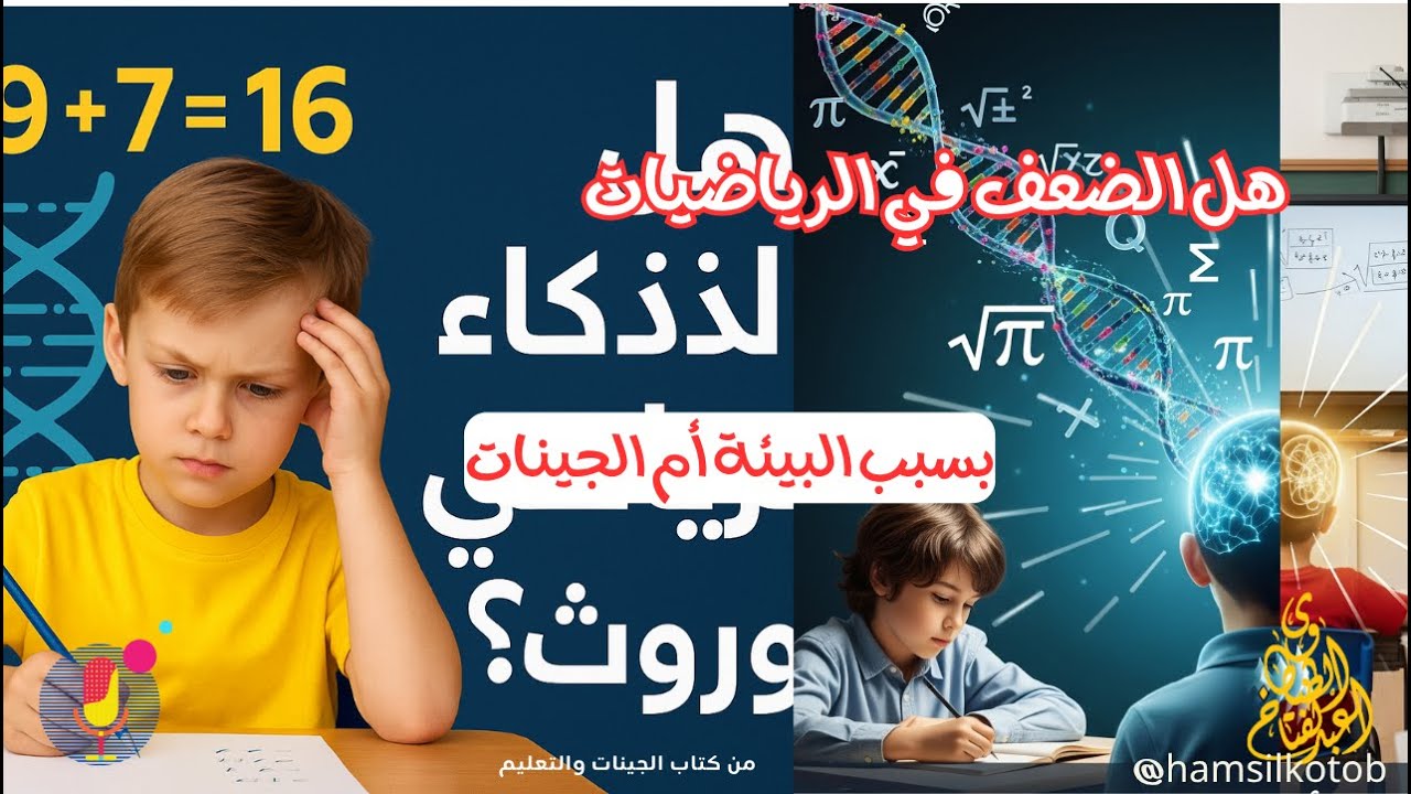 هل الضعف في الرياضيات بسبب البيئة أم الجينات؟