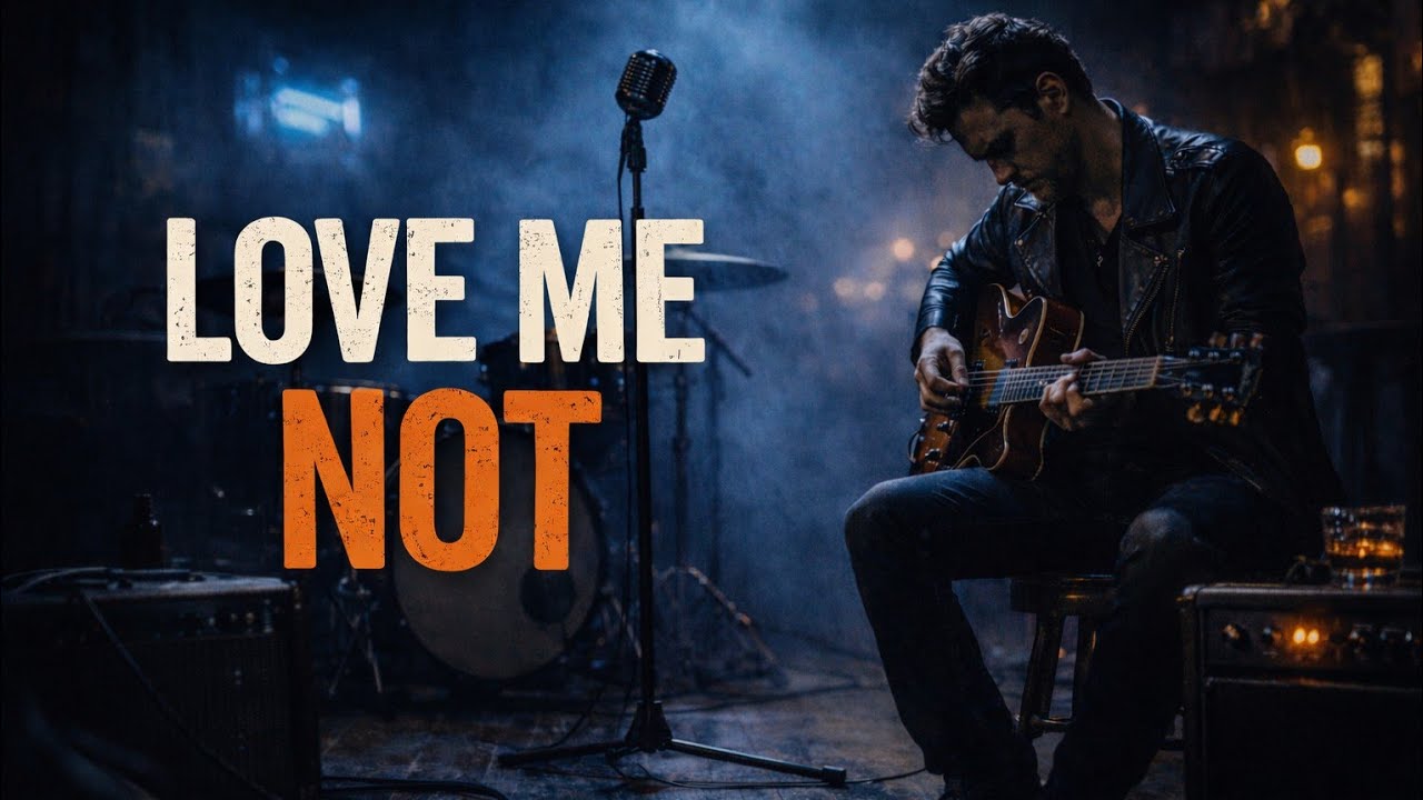 Love Me Not | Dark Blues Gritty Vocal | Slow Night Blues