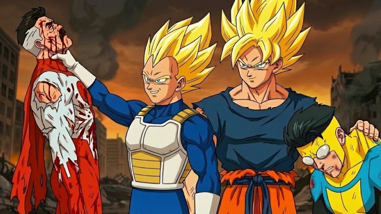 What If Goku and Vegeta Fell Into the World of Invincible? Part 1