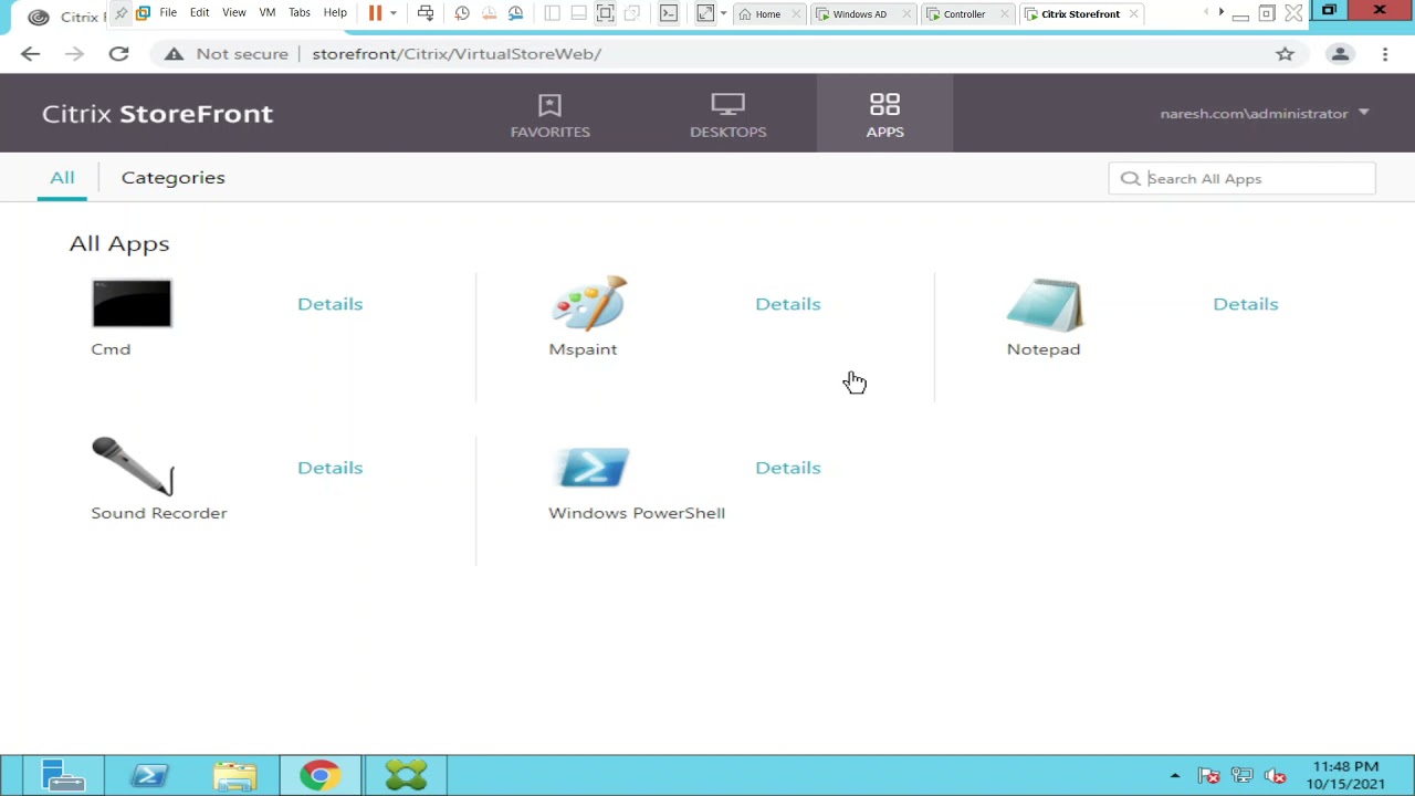 Citrix -  How to add Citrix applications to Favorites