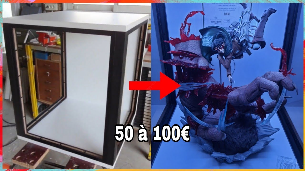 Fabrication Vitrine sur mesure (pour ma figurine Livaï VS Titan Bestial)