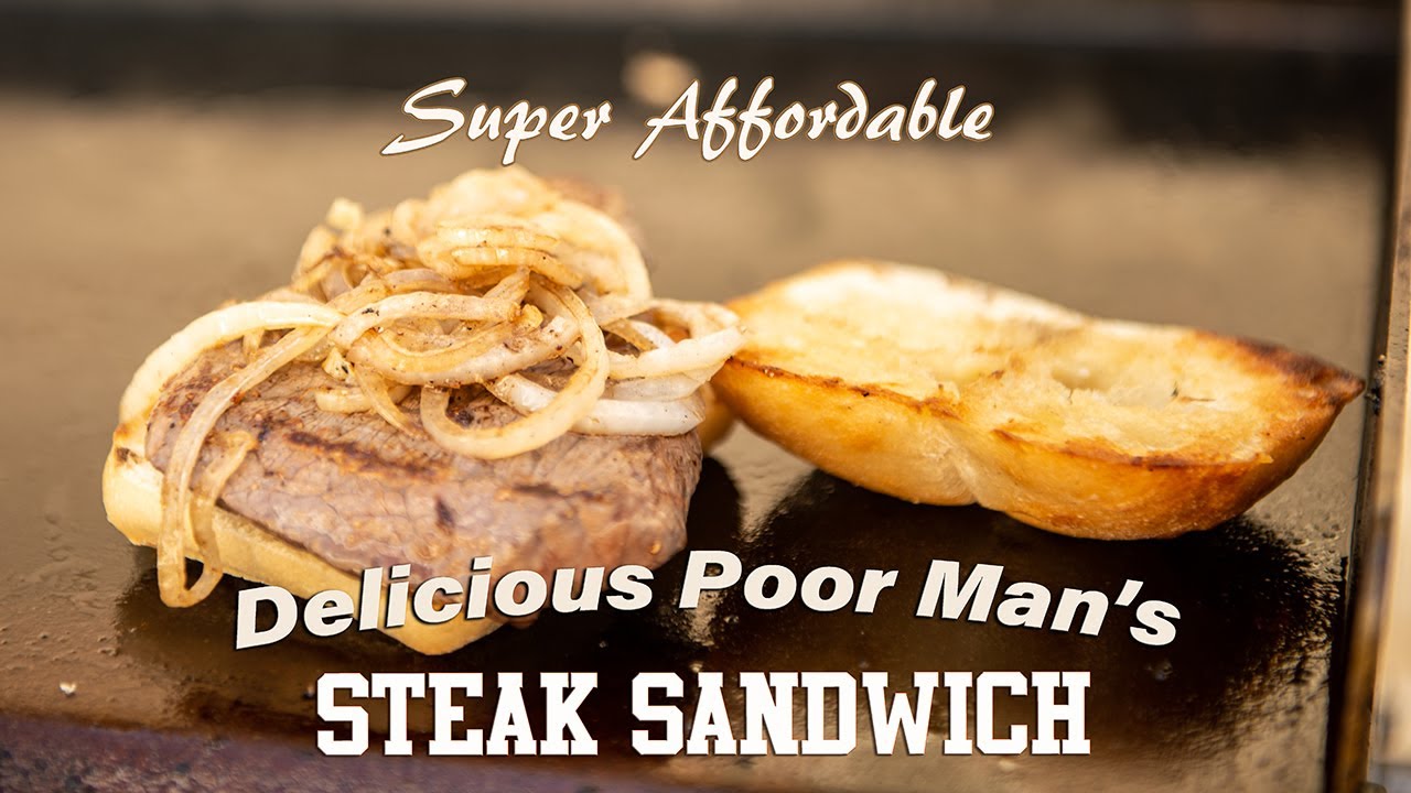 Super Affordable Delicious Poor Man's Steak Sandwich
