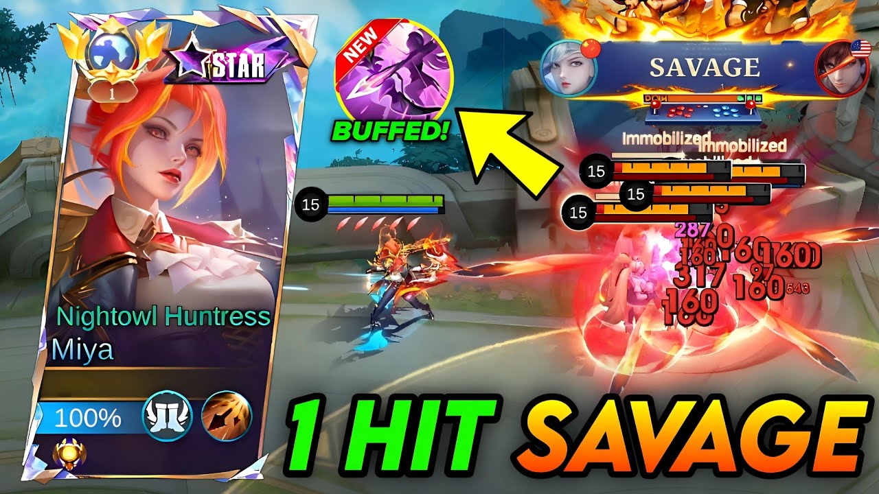 40 KILLS MIYA 1 HIT SAVAGE TUTORIAL BUILD 2026!🔥 (New Meta Build!💀) - mobile legends 
