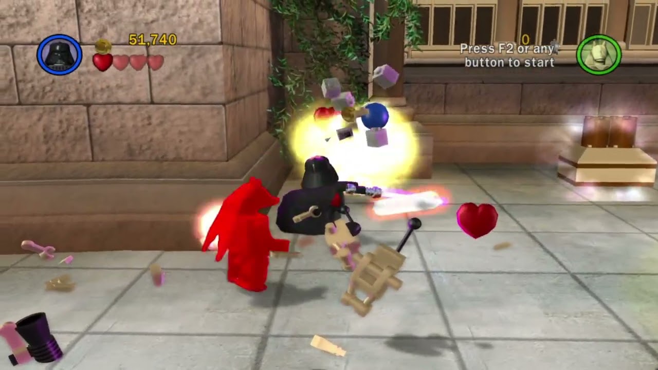 Lego Star Wars The Complete Saga, (Free Play) Retake Theed Palace