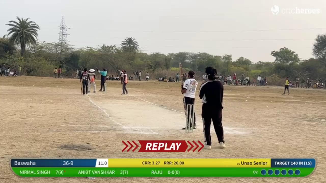 Unao Senior vs Baswaha | Jay Bajrang Cricket  Turnament (Final) | Live - Bhander Baswaha