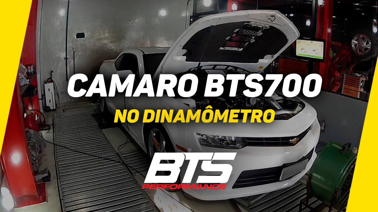 Camaro BTS700 SUPERCHARGER no dinam&ocirc;metro
