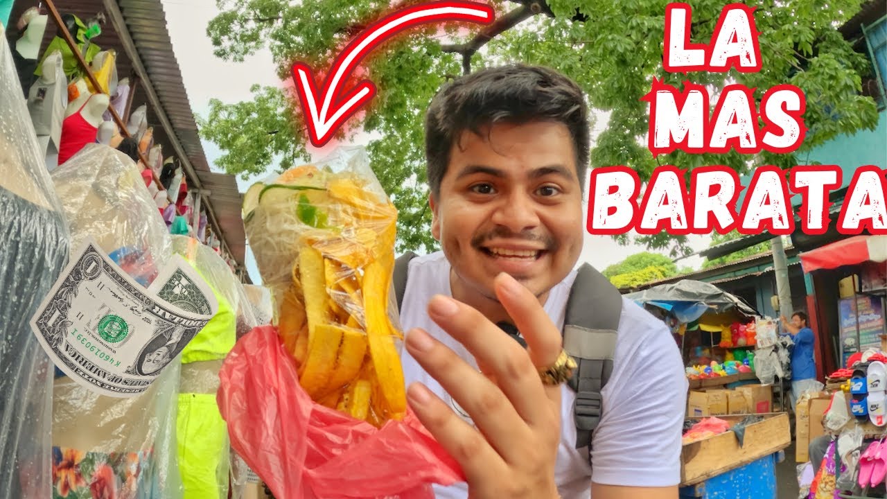 Probando COMIDA BARATA de Mercado en NICARAGUA 😱🇳🇮