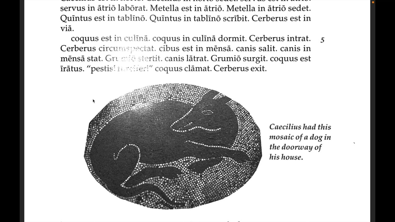 Cambridge Latin -- Chapter 1, Part 1 (Unit 1)