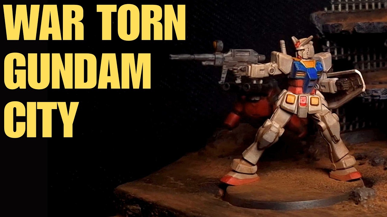 Building a Gundam Diorama | UK Gunpla Buildoff 2025 Competition Entry #gundam #gunpla #diorama