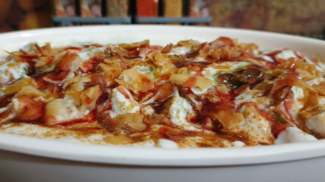 Ramzan special dish papri chat with  imali ki Chatni#cooked by sadaf wafa kitchen🥰
