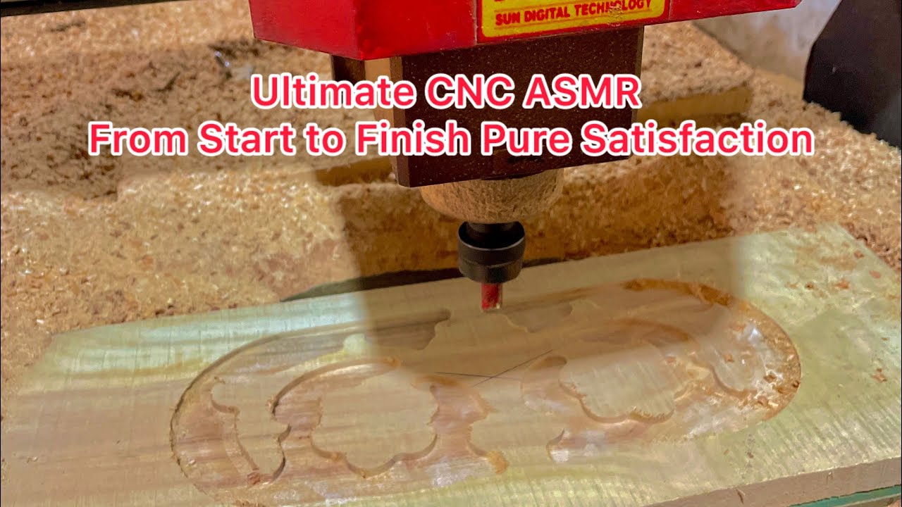 Ultimate Cnc Asmr from Start to finish pure Satisfaction 🪵👀