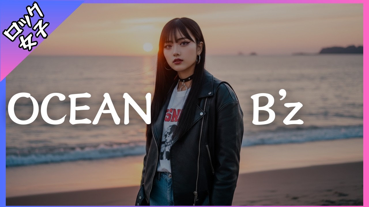 【OCEAN - B'z】女性ボーカル / ロック女子 AIカバー曲 /歌詞動画 / 海猿 テーマソング