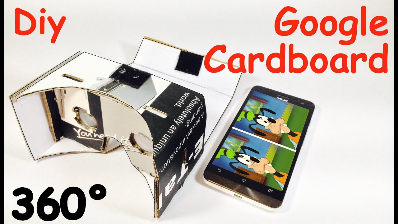 How to Make a GOOGLE CARDBOARD at Home | Virtual reality Headset | DIY