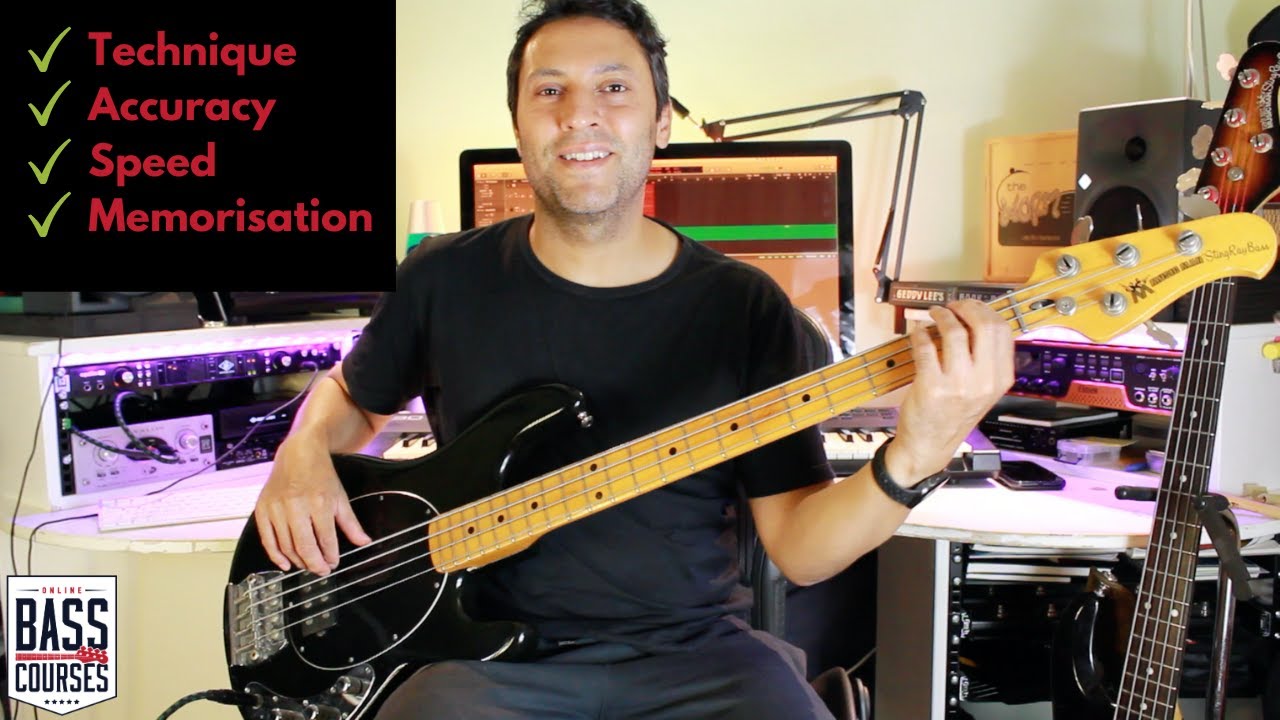 EASY But Effective Bass Exercise (Technique/Speed/Accuracy/Stamina/Memorisation)