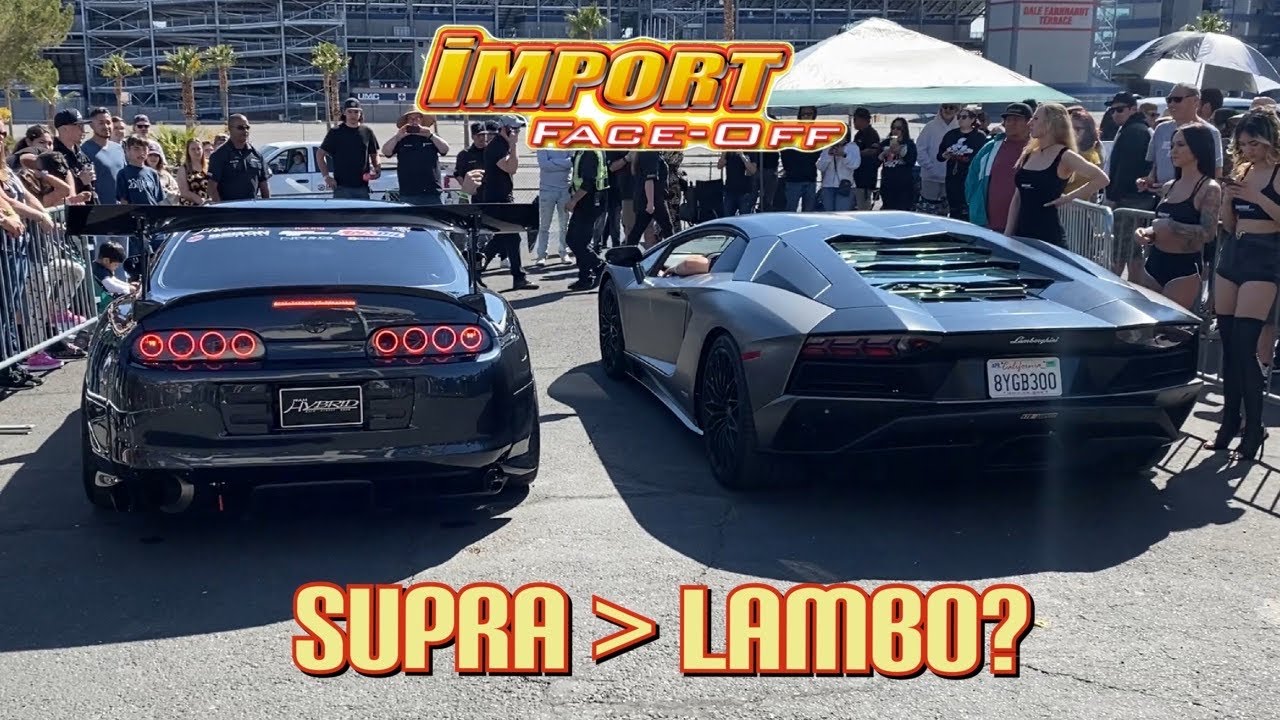 2 Step / Rev Battle IFO Las Vegas 2022 with Supra vs Aventador vs Honda vs Mitsu vs Nissan + more!