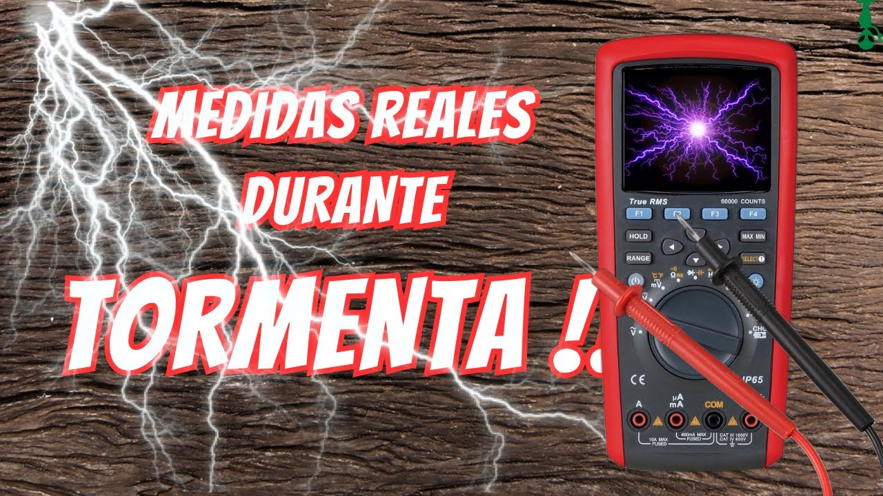 🌩️ INCREÍBLE que pase esto en ESPAÑA (registro VRMS en TORMENTA)⚡
