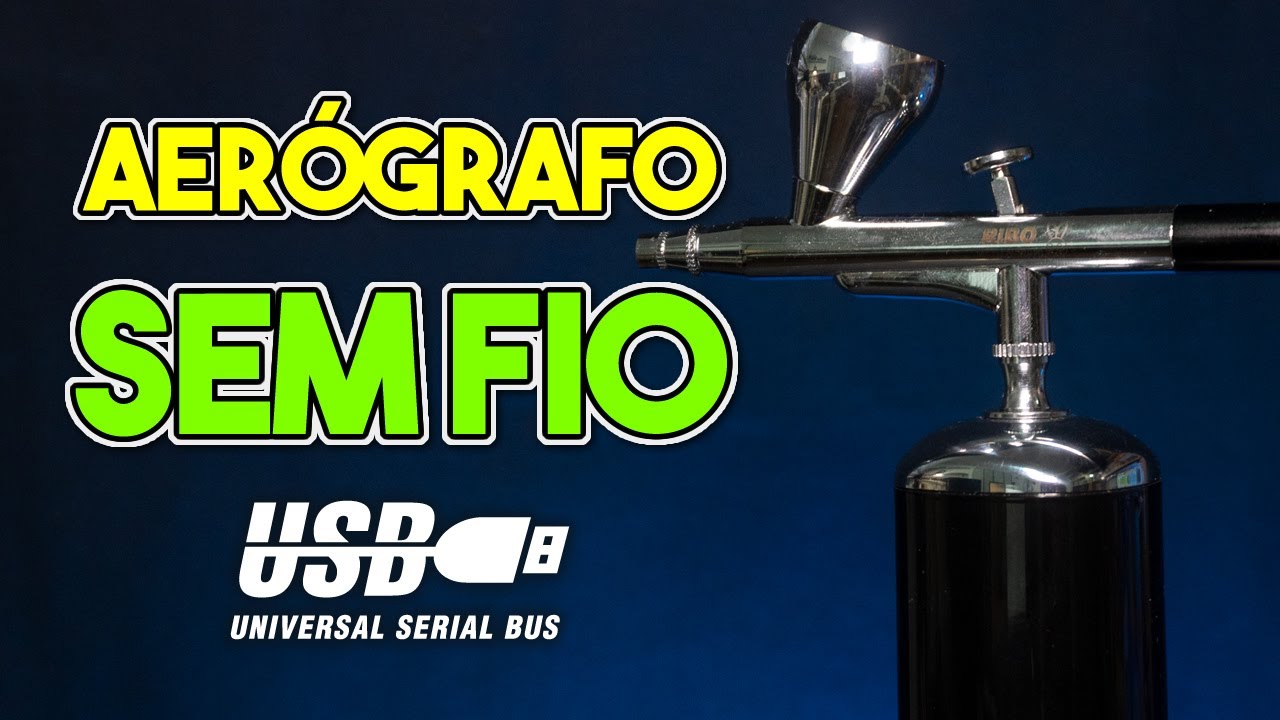 Aerógrafo e Compressor portátil da SHOPEE - Review