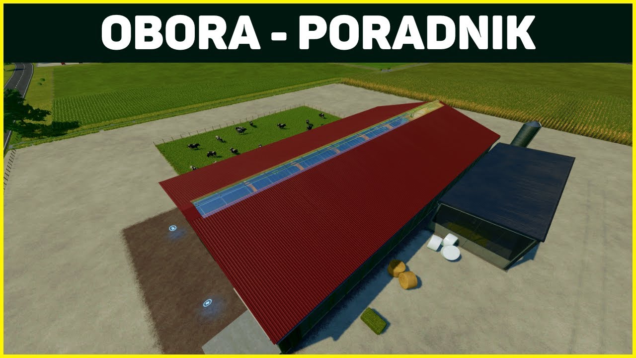 Obora z robotem paszowym - poradnik do FS22