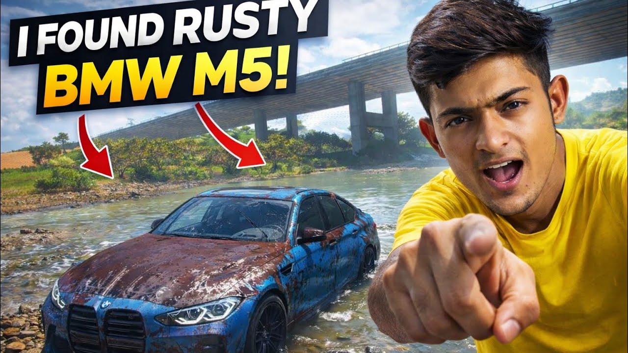 Rebuilding a Rusty BMW M5 in Forza Horizon 5! 