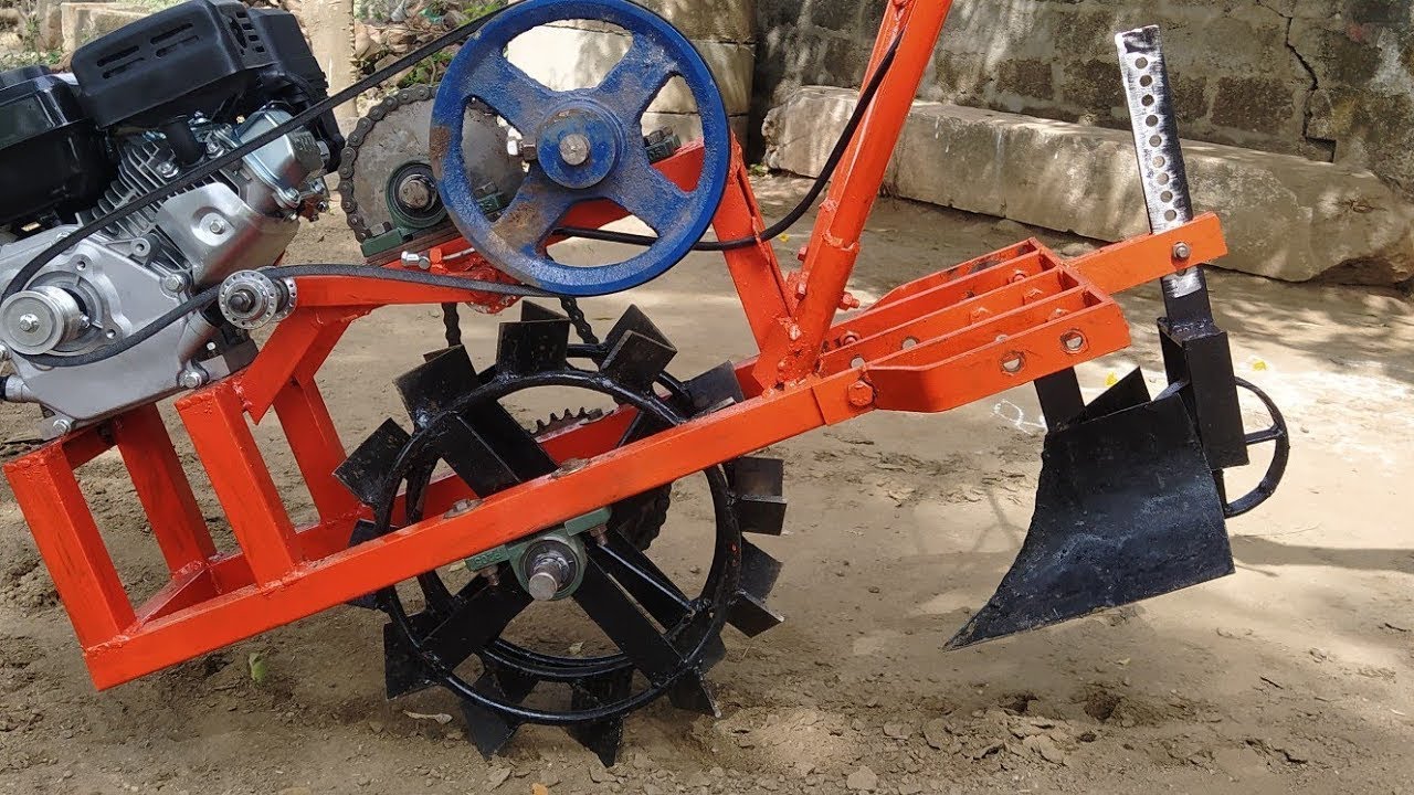 SINGLE WHEEL POWER WEEDER /ONE WHEEL POWER WEEDER RIDGER OR PLOUGH ATTACHMENTS