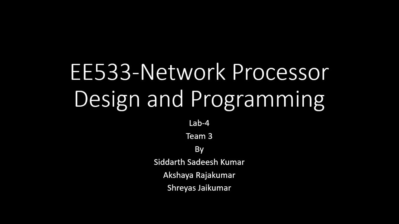 EE533 Lab 4 - Team 3