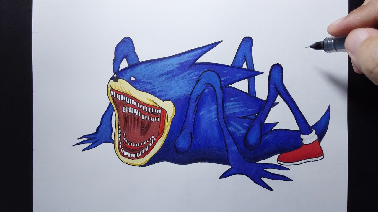 how to draw shin sonic tapes
