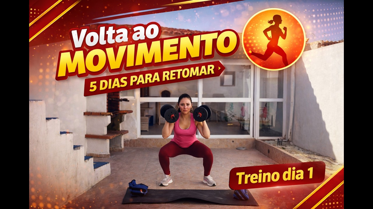 Volta ao Movimento 🔥 Treino Pós-Festas pra Desinchar