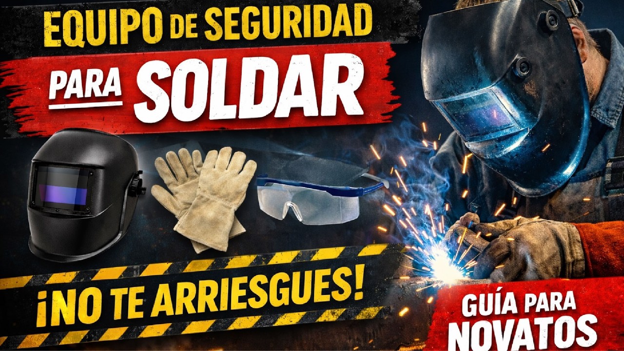 Qué Equipo de Seguridad Necesitas para Soldar si Eres Principiante