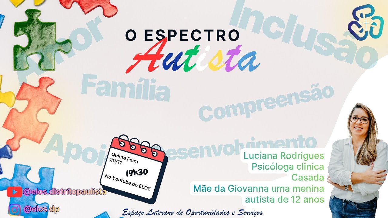 O espectro autista (AO VIVO): variações, sinais e comportamentos | com Luciana Rodrigues