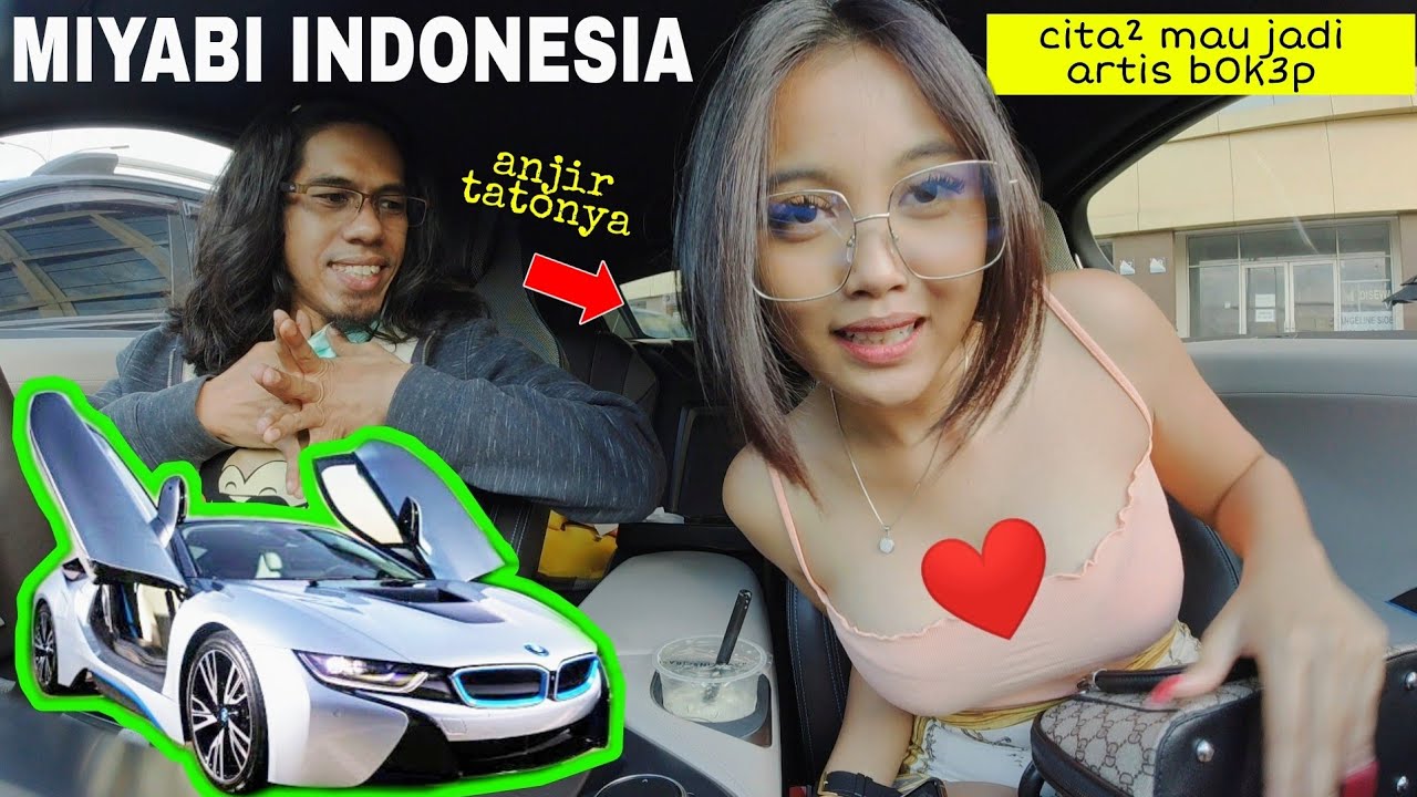 PRANK TAXI ONLINE BMW i8 JEMPUT MIYABI INDONESIA BIKIN MELELEH 😍