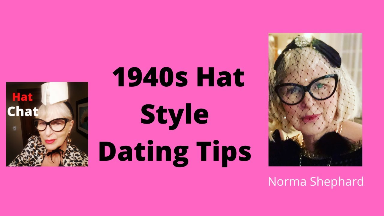 1940s Hat Style Dating Tips/ 1943 Movie Hats/ Mobile Millinery Museum activities. Maria Curcic Hat.