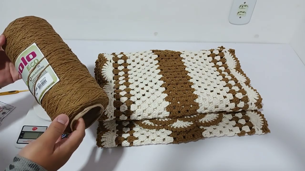 🚨vlog passadeira mais vendida do momento Janine 🤍🤎peso+medida+valor #encomenda #crochet