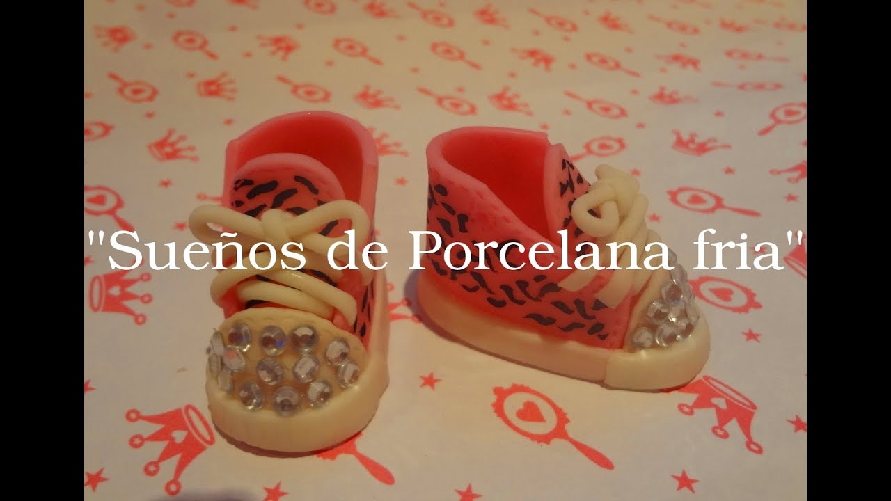 Zapatillas en Porcelana fria 