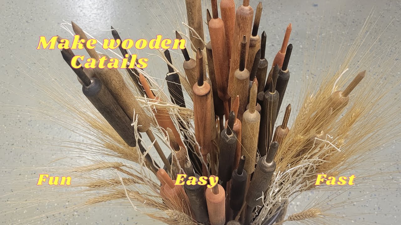 How to make wooden Cattails