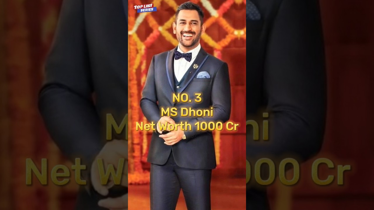 Top 10 Richest Indian Cricketers With Highest Net Worth 2025 | #shorts #cricket #viratkohli #dhoni